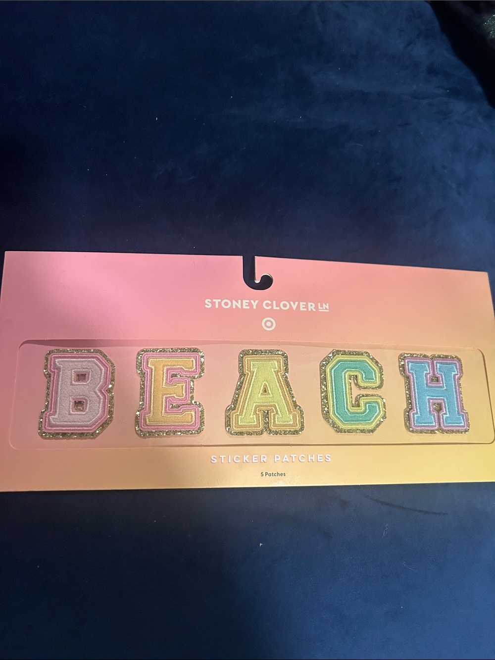BEACH 🏝️NWT STONEY CLOVER LANE 5 STICKER PATCHES